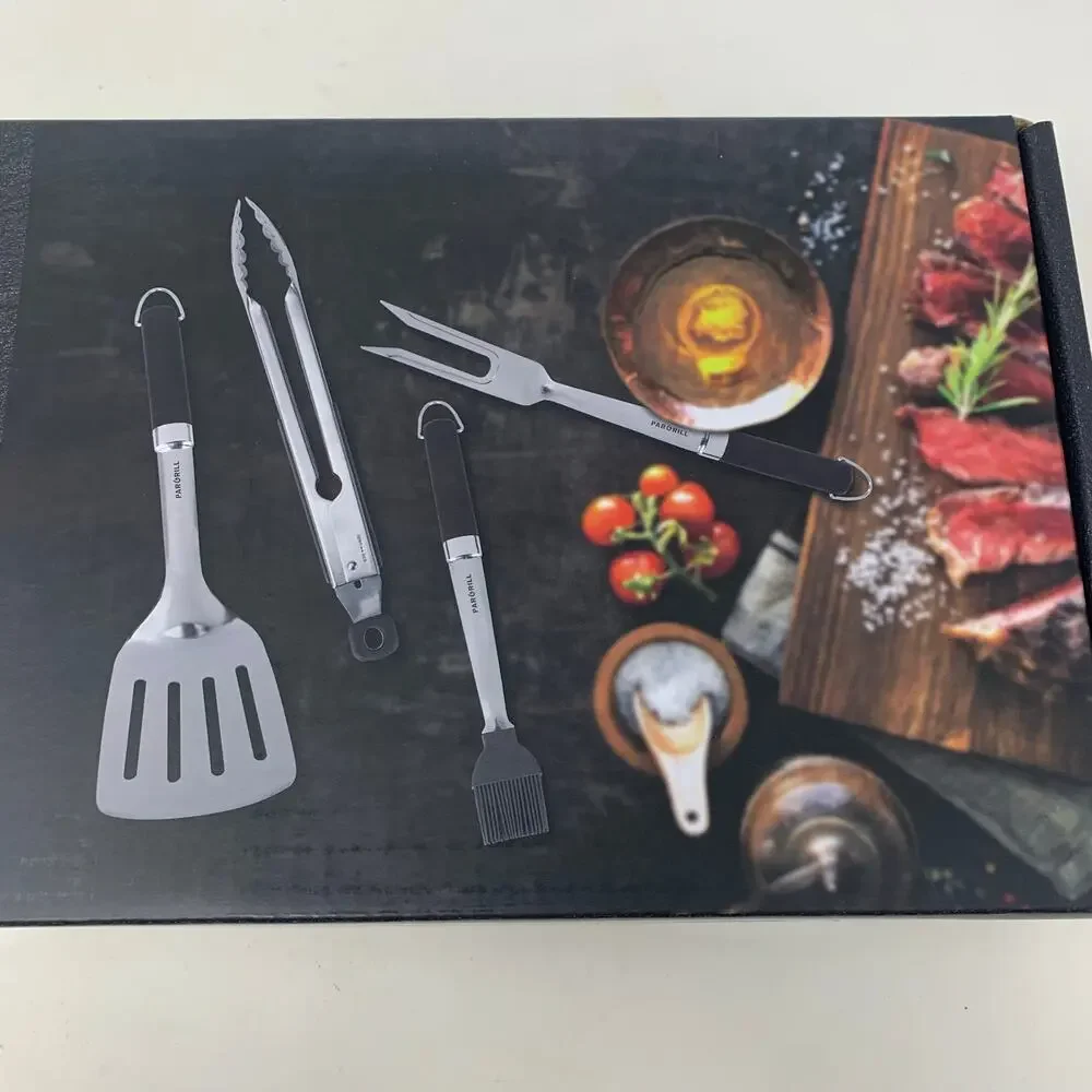 Par Grill 4-Piece BBQ Grilling Set